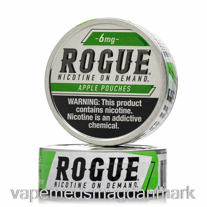 Vape Med Smag Rogue Nikotinposer - æble 6mg (5-pack)